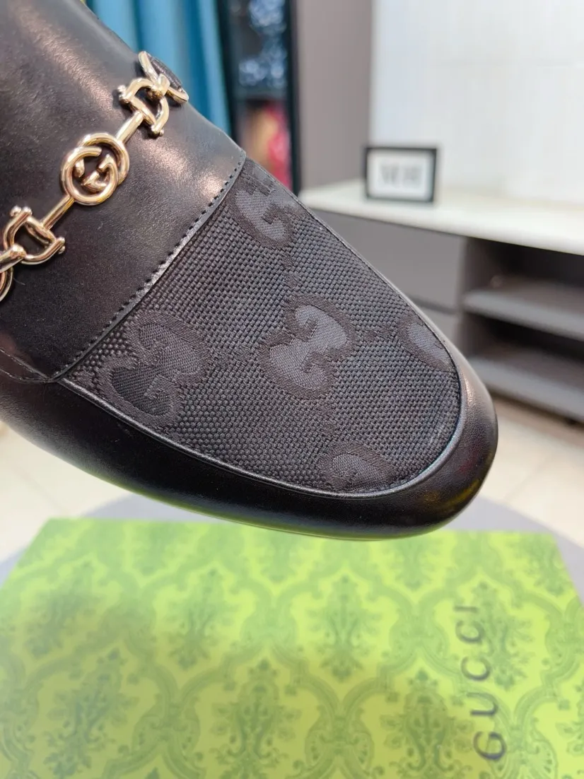 Men's shoes 💰500🌹🌹【GUCCI】The most popular classic Gucci leather shoes. Synchronized with the official website, the upper is made of Italian first-layer cowhide ➕cowhide lining, with unique brand and unique craftsmanship. Highlighting the hot style of the new year. Stop hesitating, stop wandering, get it now. Number: 38--44